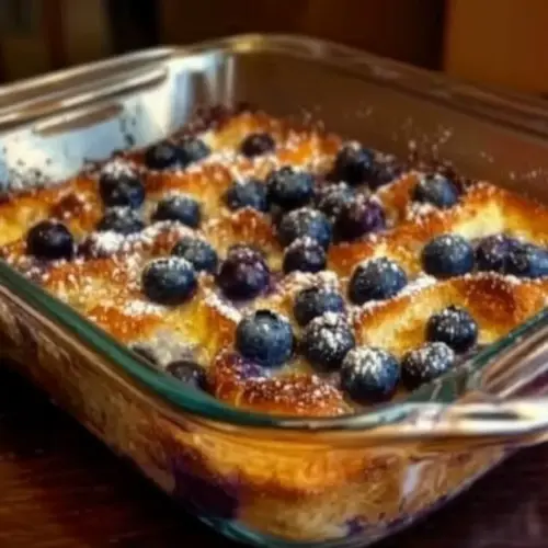 Blueberry French Toast Casserole