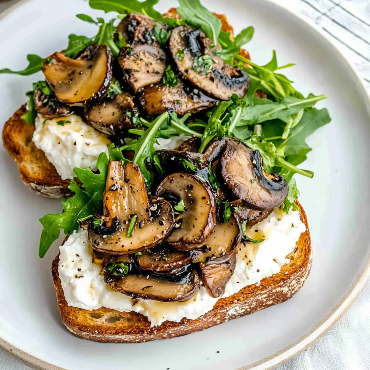 Creamy Mushroom Toast