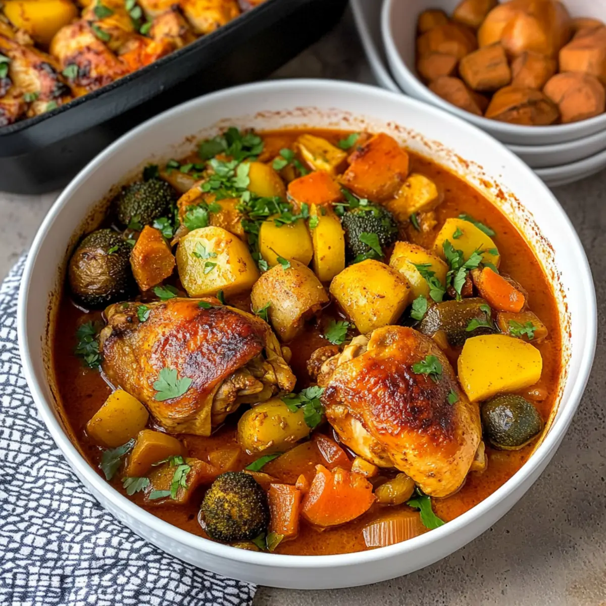 Moroccan Chicken Casserole