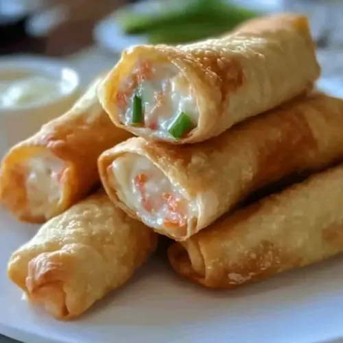 Crab Rangoon Egg Rolls