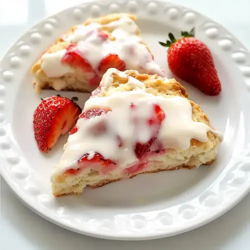 Strawberries and Cream Scones