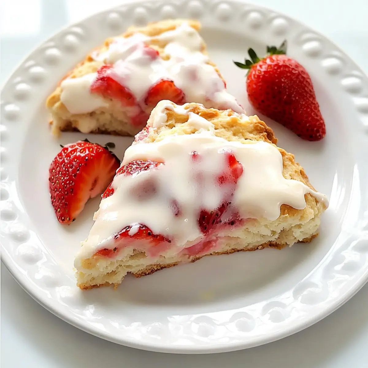 Strawberries and Cream Scones