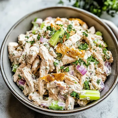 Cottage cheese chicken salad