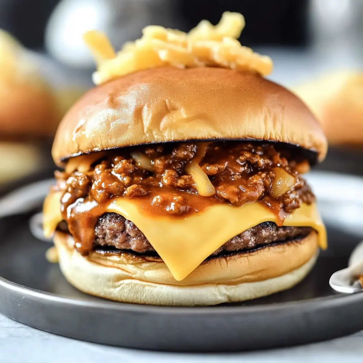 Chili Cheeseburgers