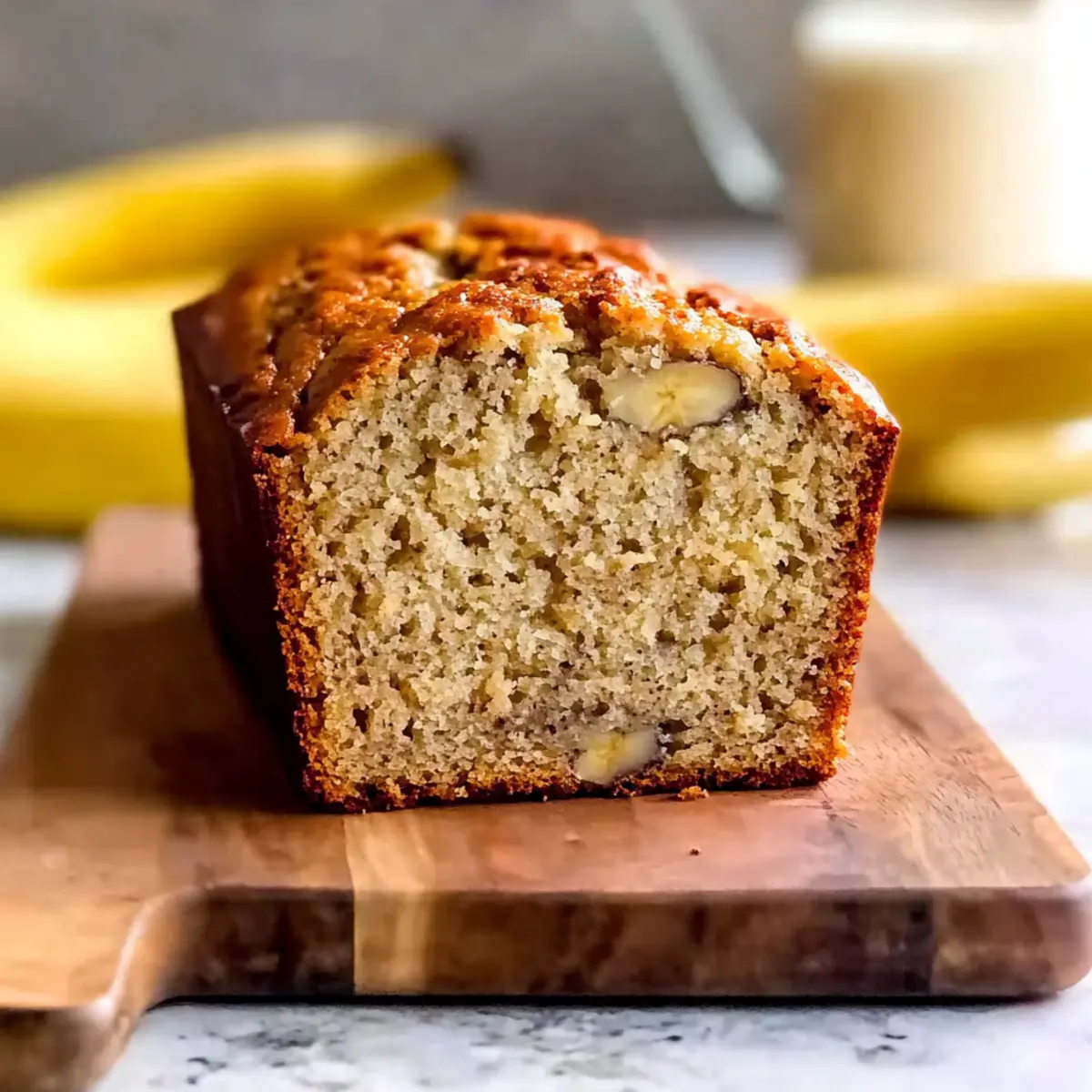 Fluffy Buttermilk Banana Bread