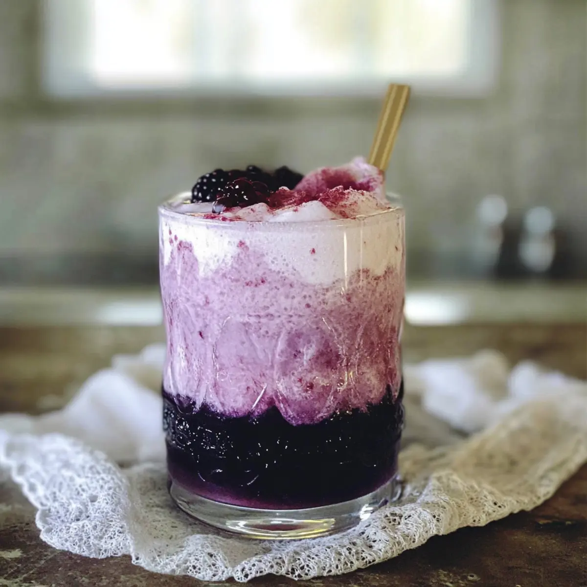 Black Raspberry Italian Cream Soda