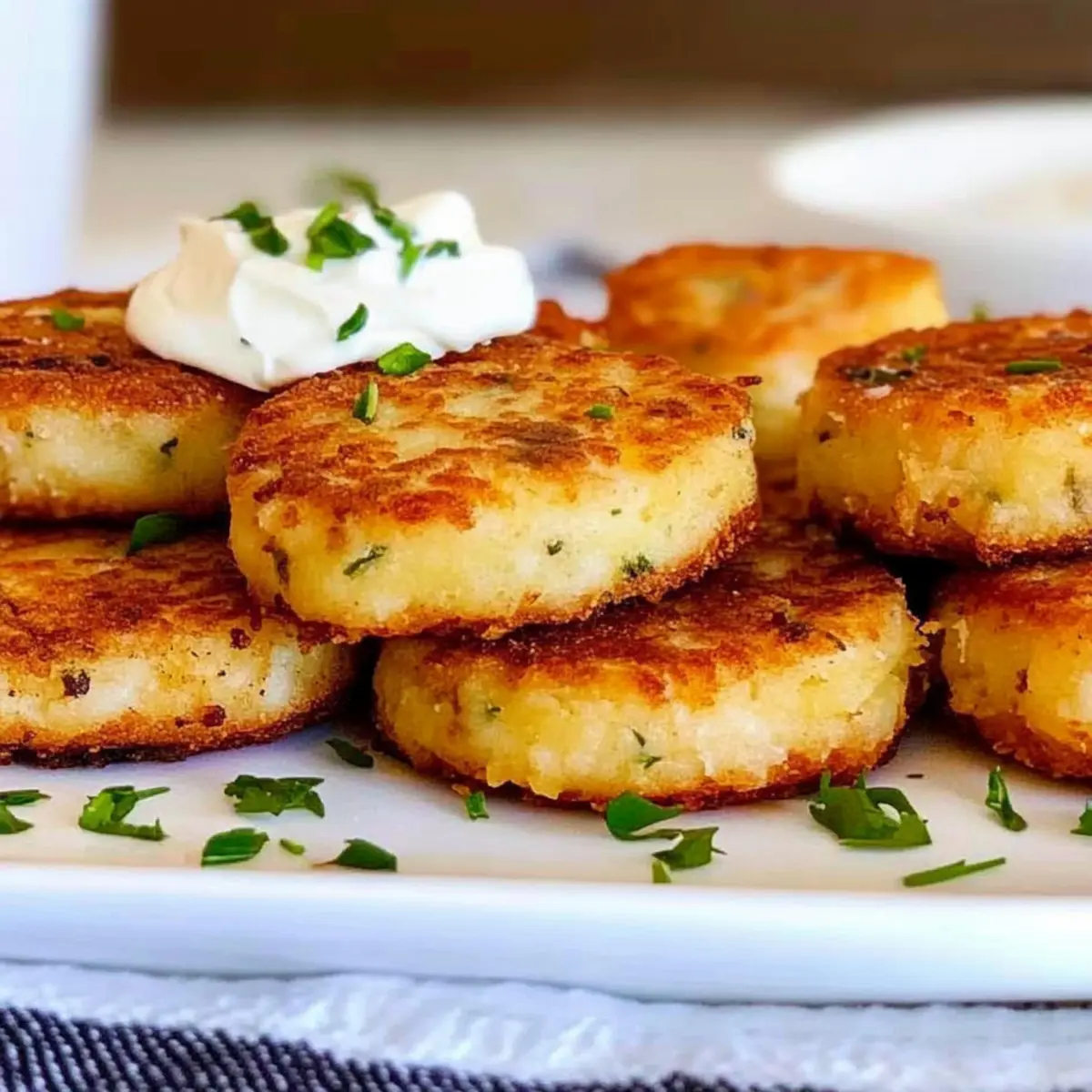 Fried Mashed Potato Cakes