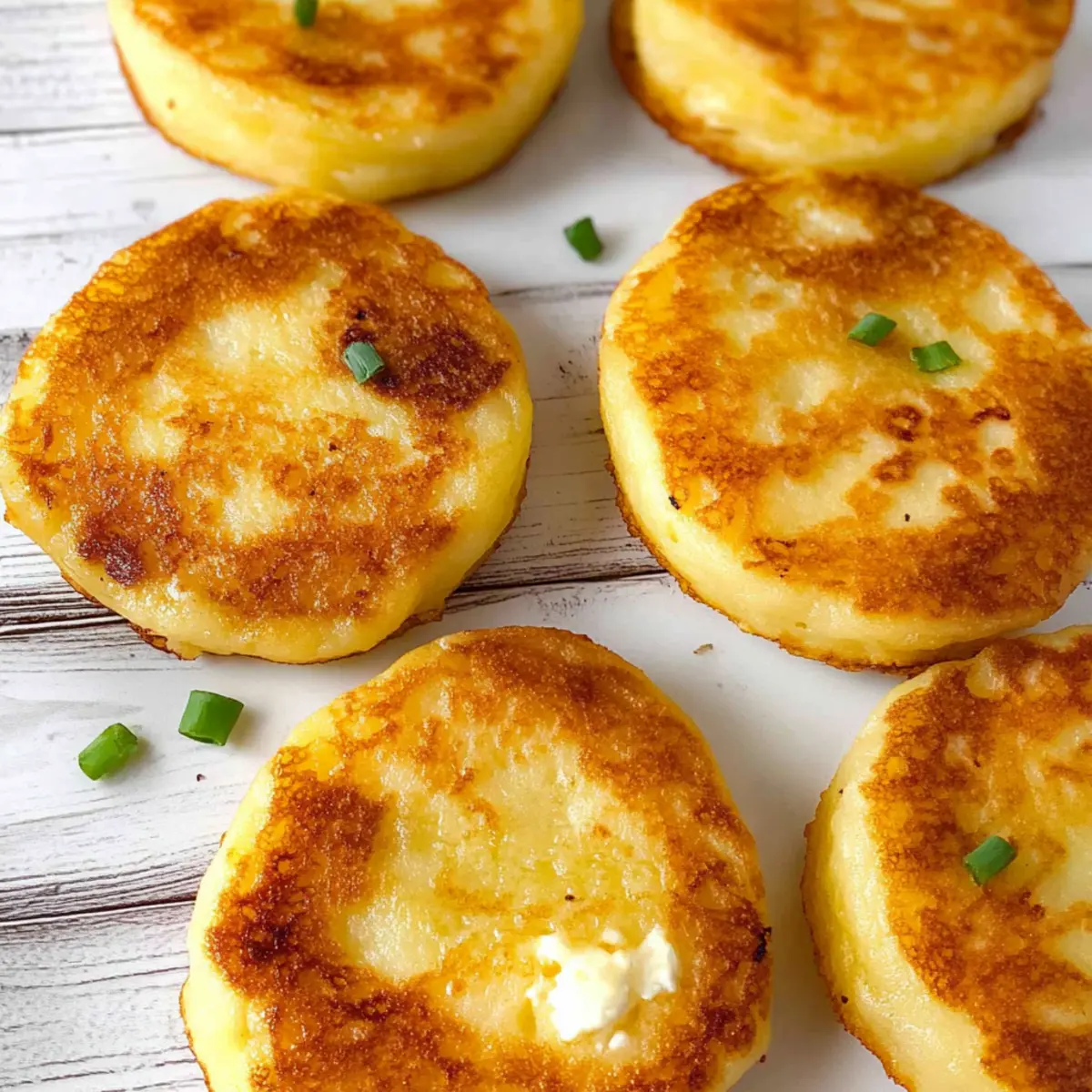 Korean Cheese Potato Pancakes