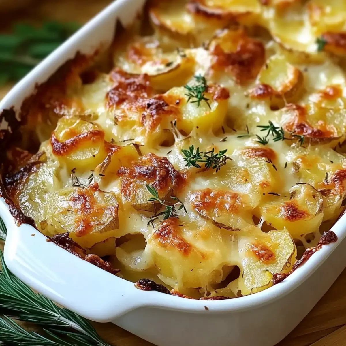 French Onion Potato Bake