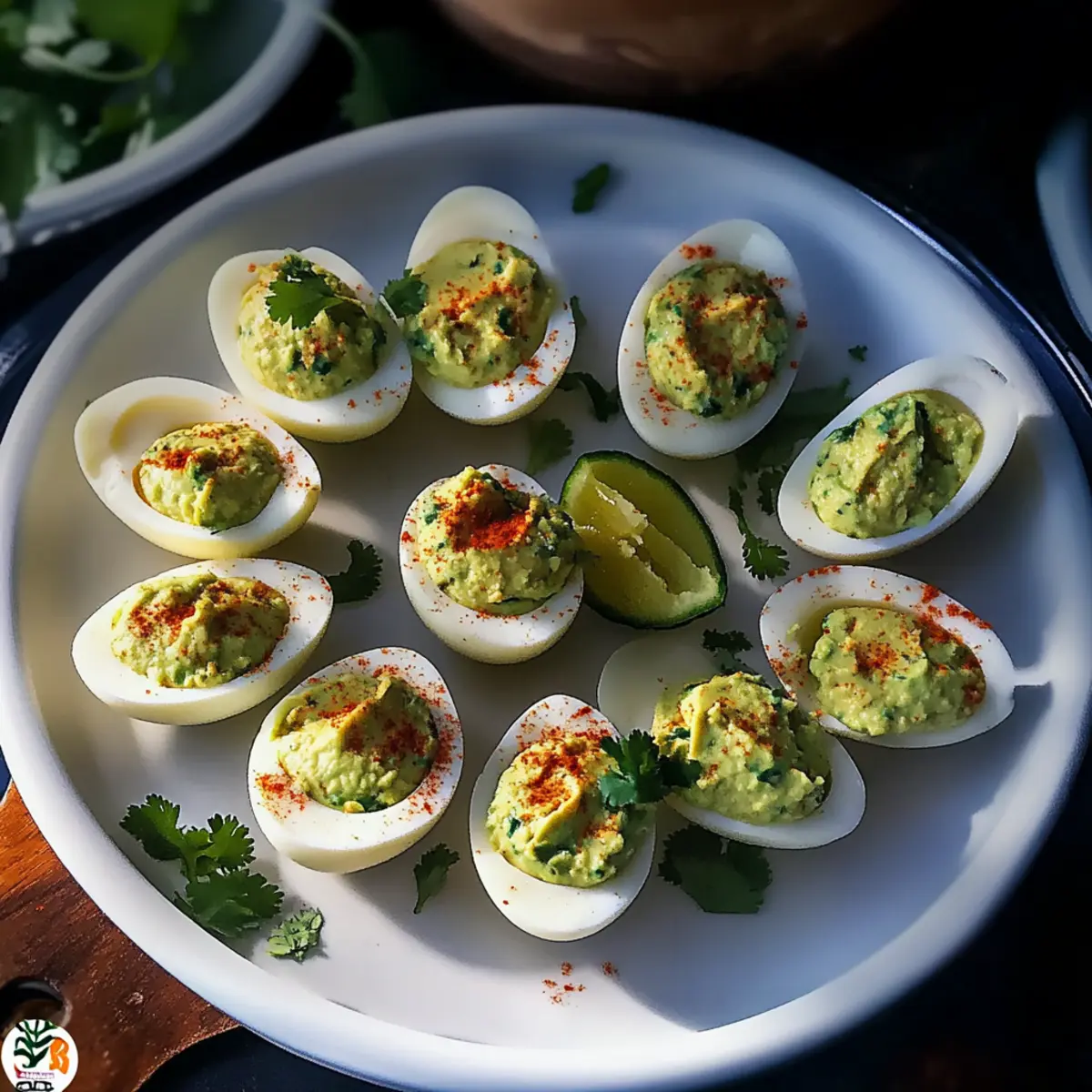 Avocado Deviled Eggs