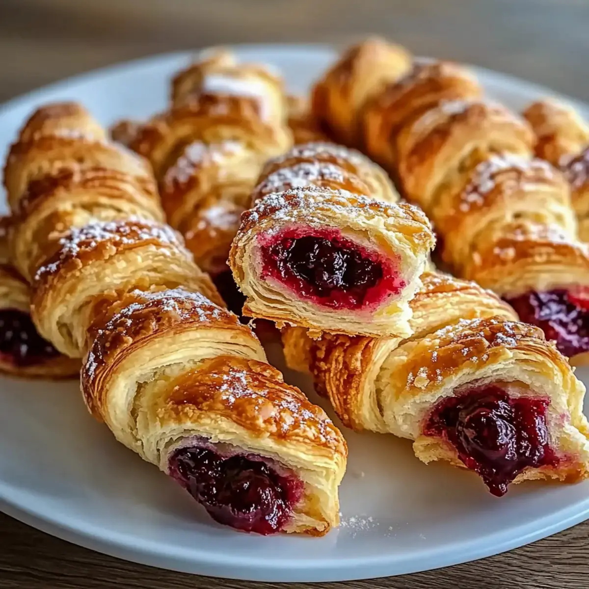 Berry Puff Twists