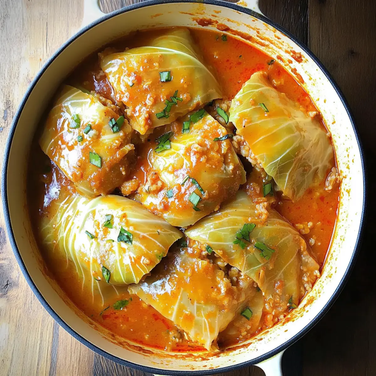 Thai Coconut Curry Cabbage Rolls