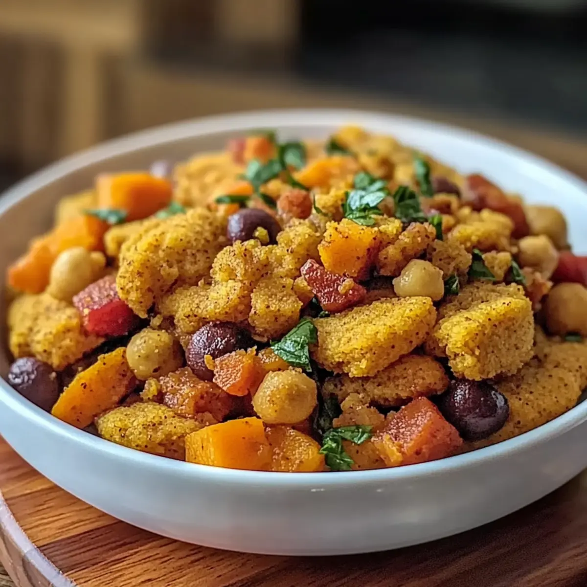 Moroccan Couscous with Roast Vegetables
