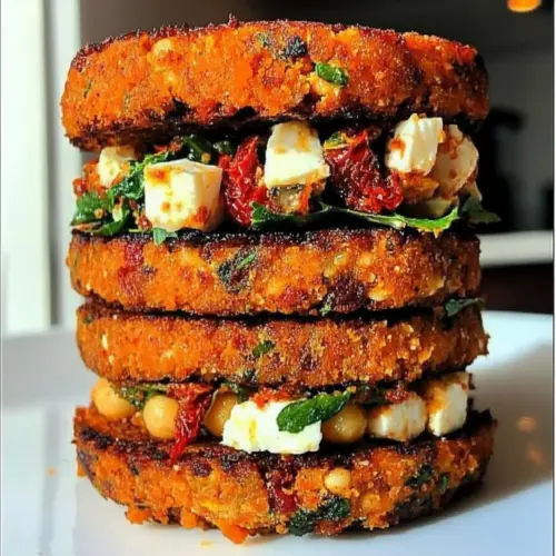 Mediterranean Chickpea Burgers