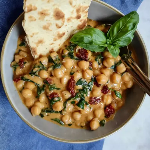 Marry Me Chickpeas with Canned Chickpeas