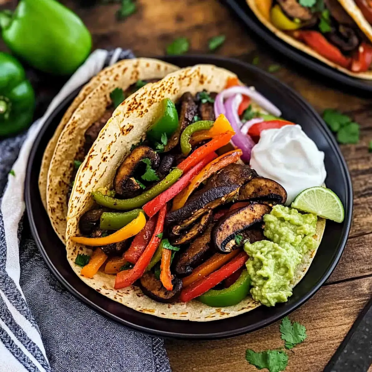 Portobello Vegan Fajitas