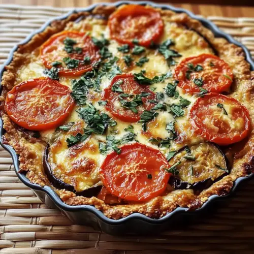 Tomato and Eggplant Pie