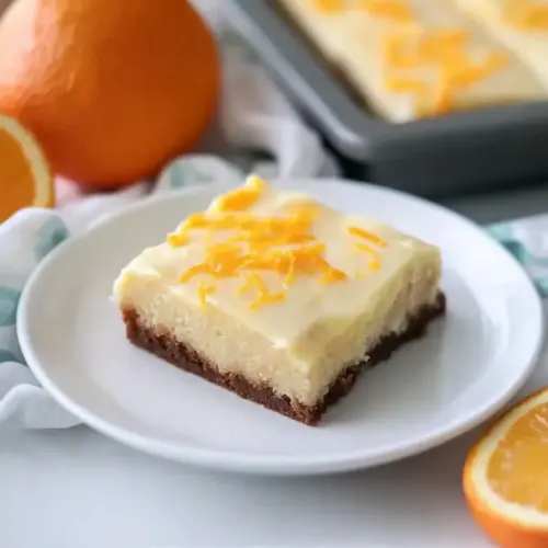 Blonde Orange Brownies
