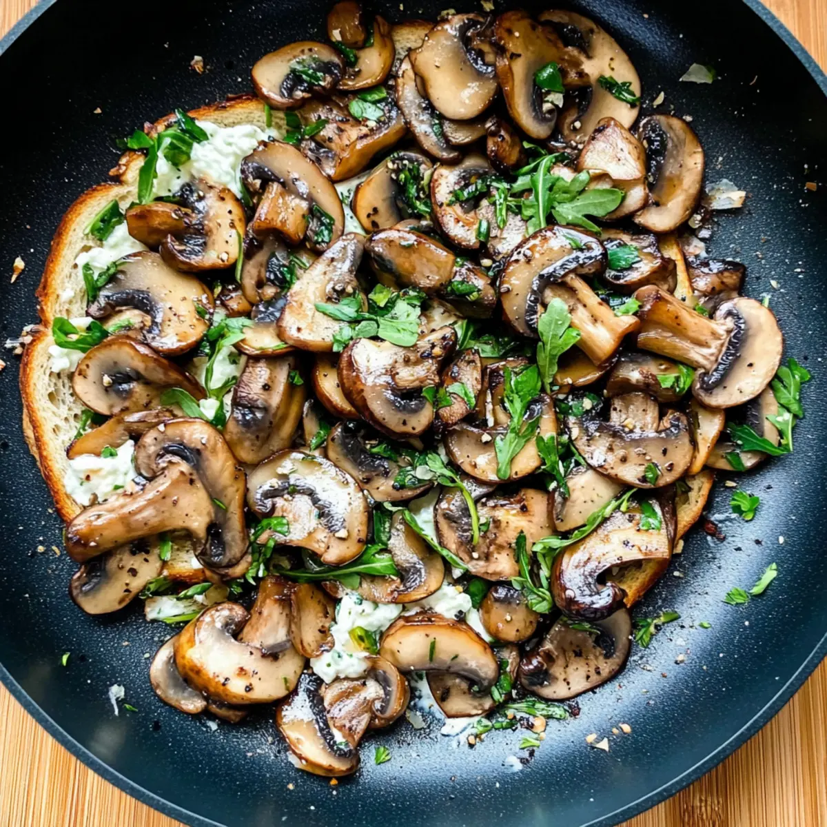 Creamy Mushroom Toast