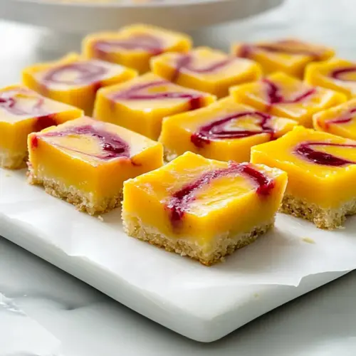 Raspberry Mango Bars