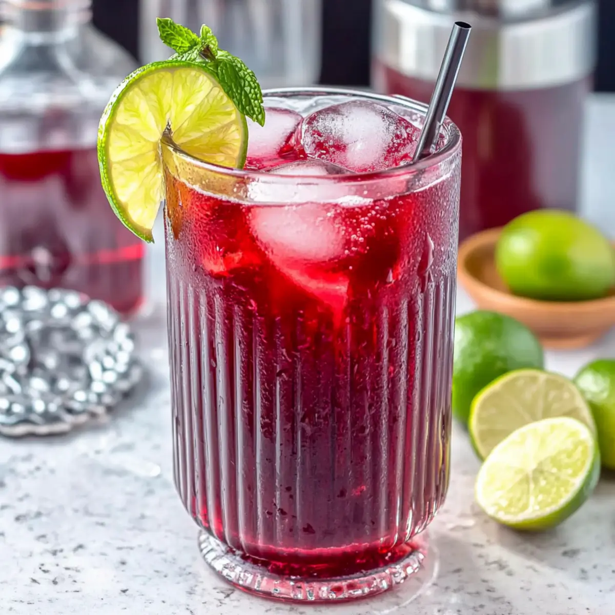 Hibiscus Iced Tea
