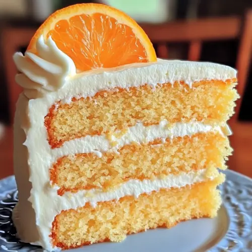 Orange Creamsicle Cake
