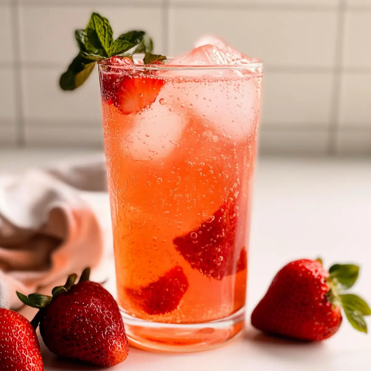 Spectacular Strawberry Soda