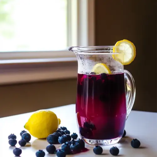 blueberry-lemon iced tea