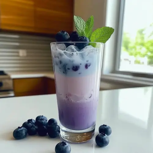 Blueberry Coconut Cooler Mocktail