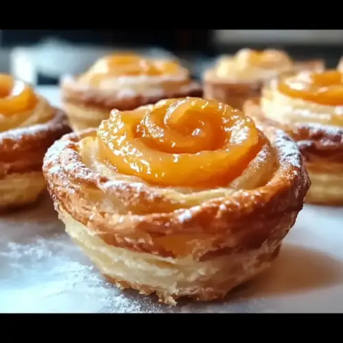 Peach Pie Cruffins