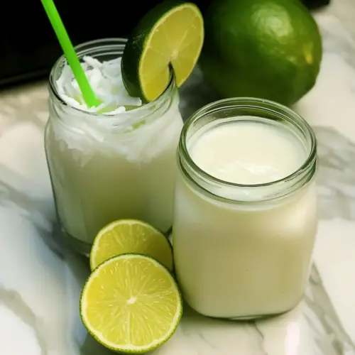 Brazilian Lemonade with Coconut
