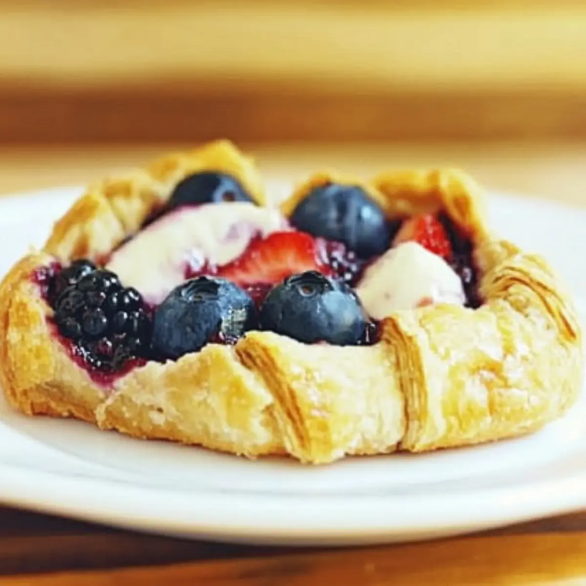 Mini Summer Berry Galettes