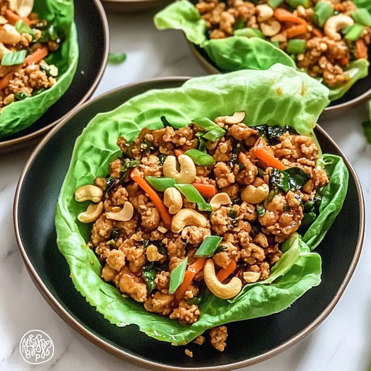 Thai Chicken Lettuce Wraps
