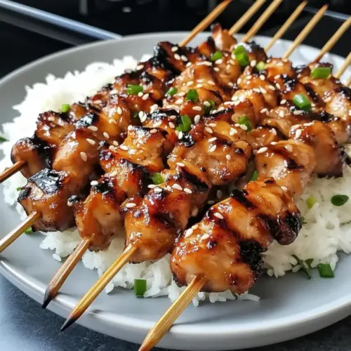 Teriyaki Chicken Skewers