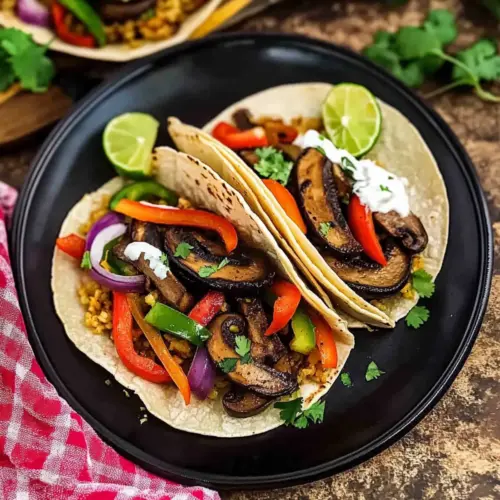 Portobello Vegan Fajitas