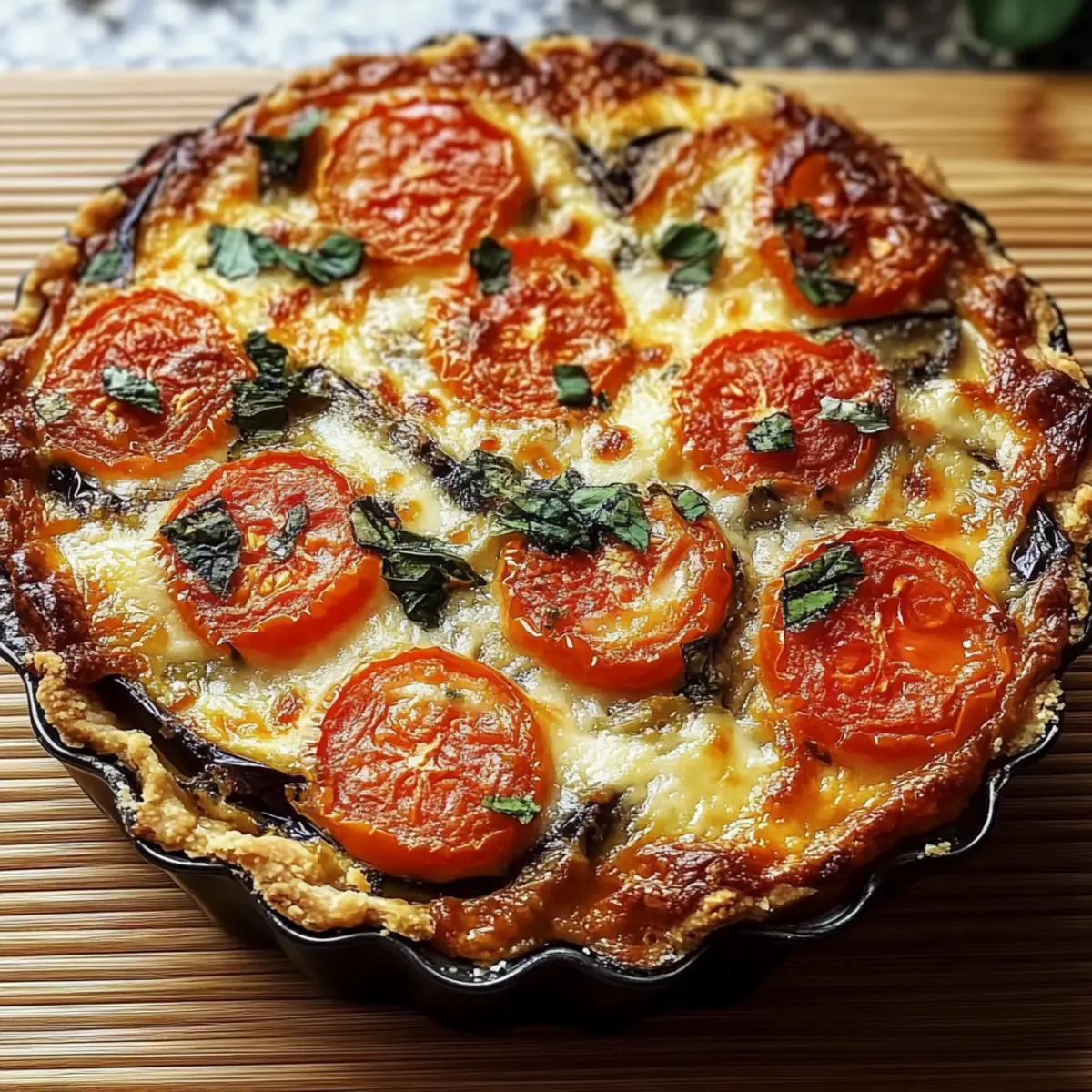 Tomato and Eggplant Pie