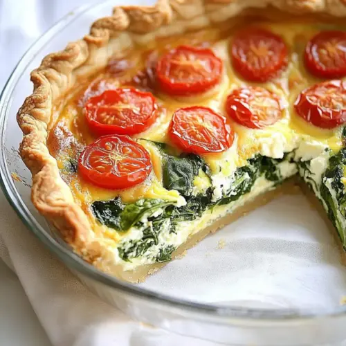 Spinach Ricotta Quiche
