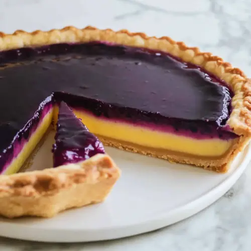 Blueberry–Lemon Curd Tart