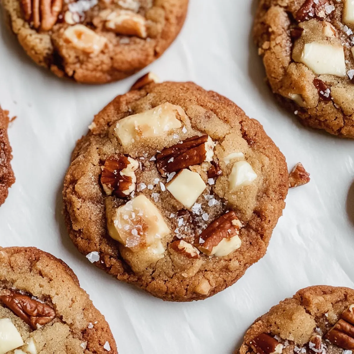 Chai White Chocolate Toffee Cookies