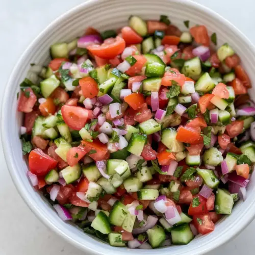 Persian Shirazi Salad