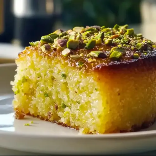 Flourless Lemon Pistachio Cake