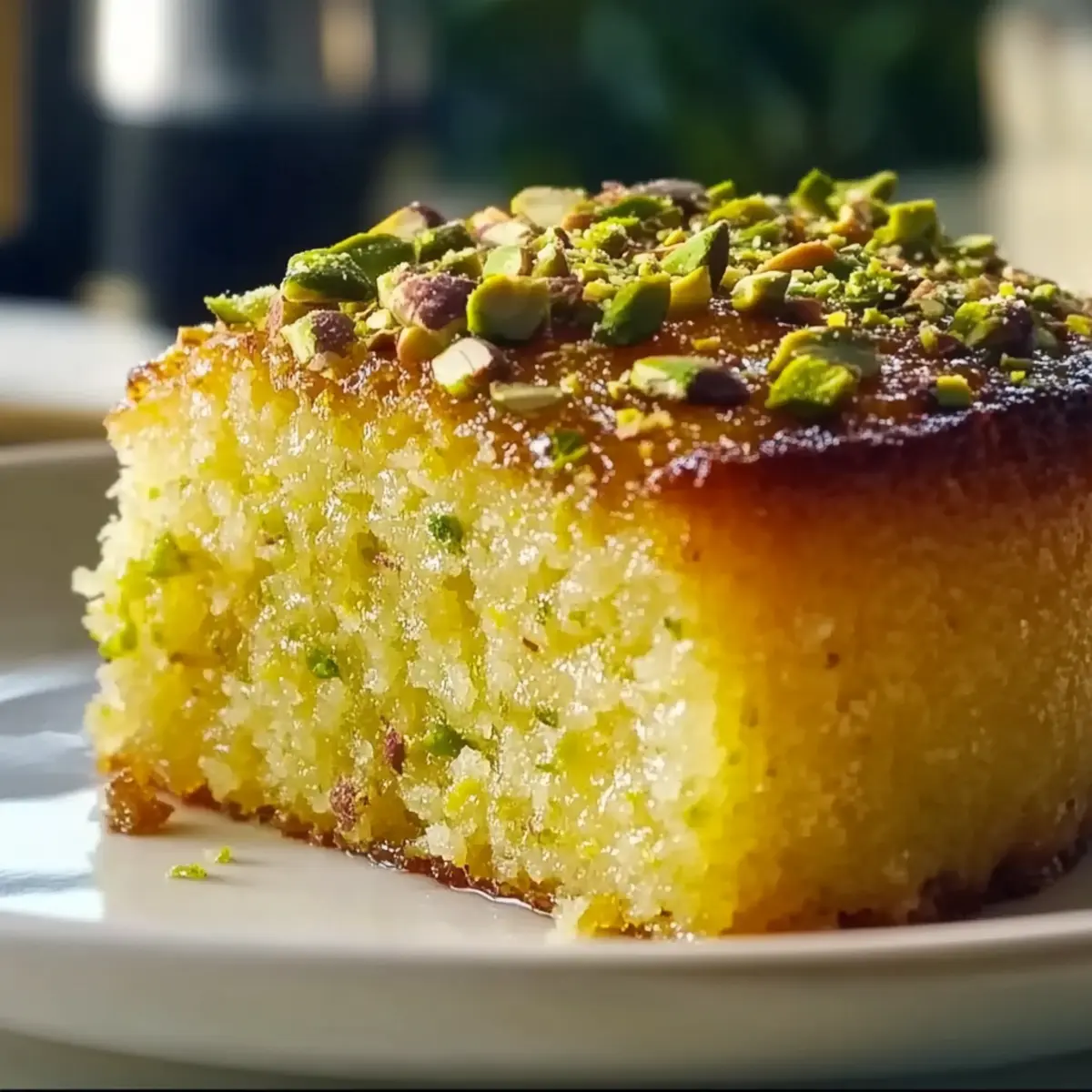 Flourless Lemon Pistachio Cake