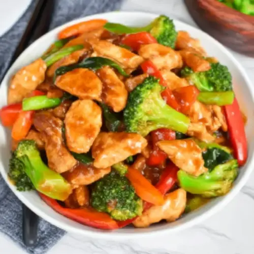 Chicken with Mixed Vegetable Stir Fry