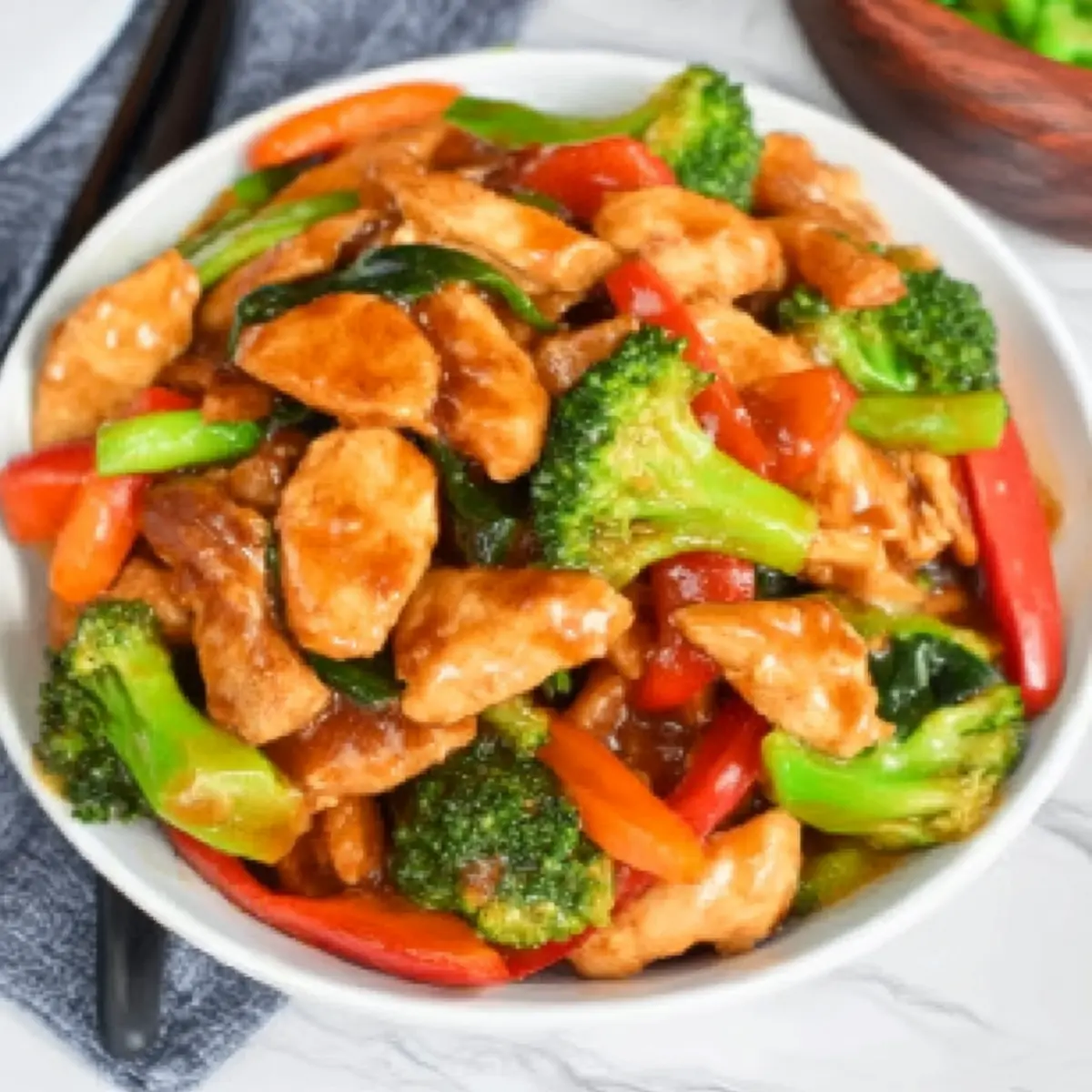 Chicken with Mixed Vegetable Stir Fry