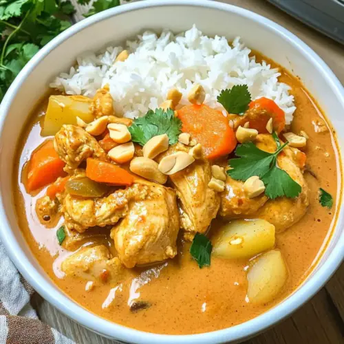 Thai Peanut Curry Chicken