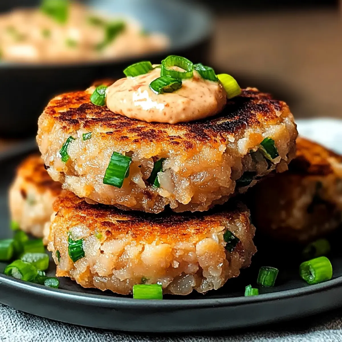 Tuna Cakes with Spicy Mayo