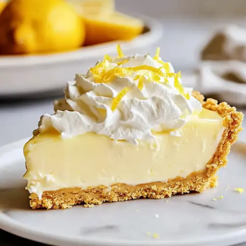 Sunshine Lemon Cream Pie