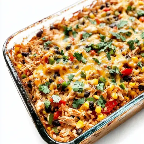 Chicken Burrito Casserole