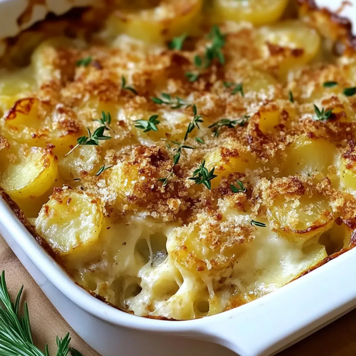 French Onion Potato Bake