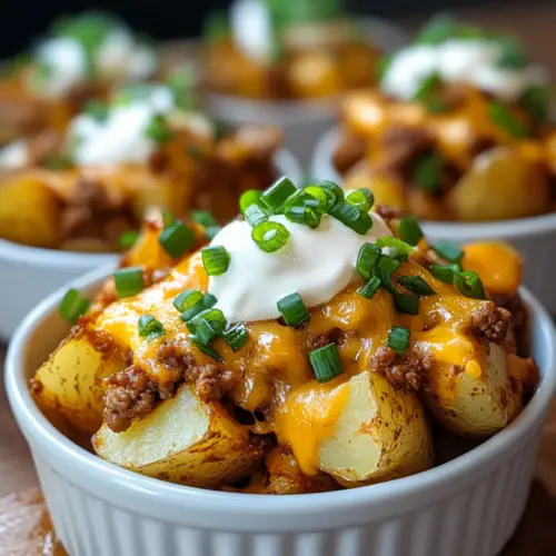 Cheesy Taco Potatoes